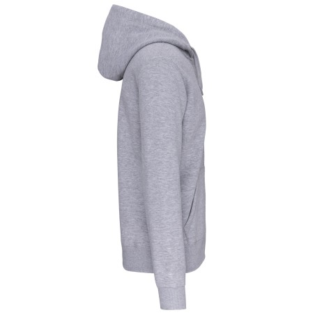 Full zip hooded sweatshirt