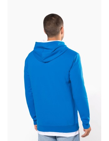 Sudadera capucha contrastada hombre 2
