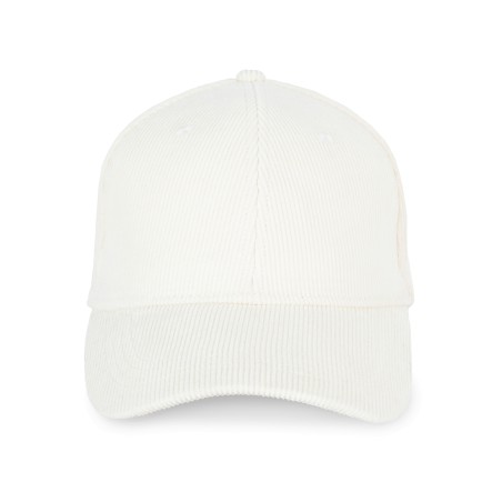 Gorra de pana ecorresponsable 6 paneles unisex