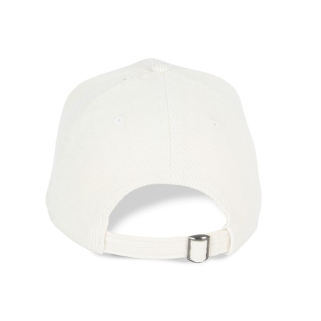 Gorra de pana ecorresponsable 6 paneles unisex