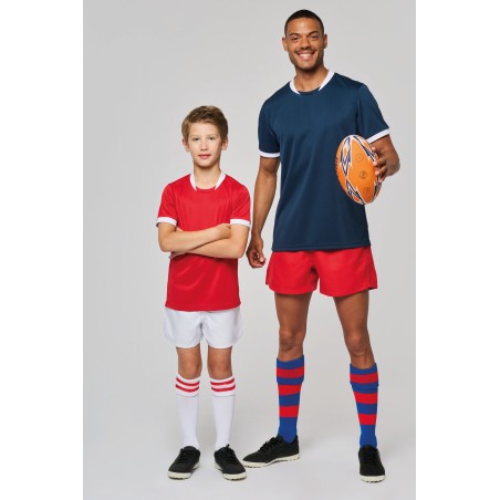 Camiseta rugby manga corta infantil