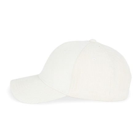Gorra de pana ecorresponsable 6 paneles unisex