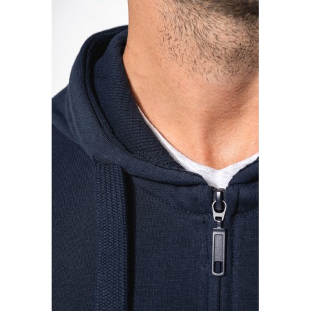 Sudadera con capucha y cremallera