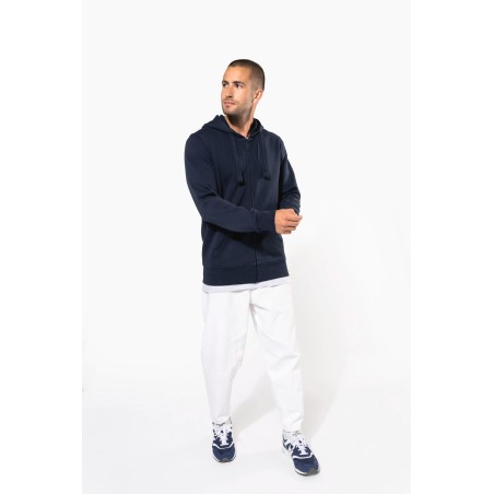Sudadera con capucha y cremallera