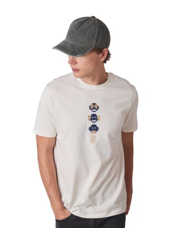 Camiseta pádel bicolor mangas raglán hombre