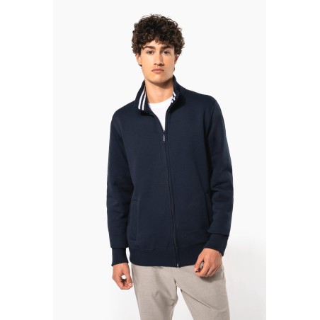 Men\\\'s full zip sweat jacket