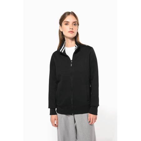 Ladies\\\' full zip sweat jacket
