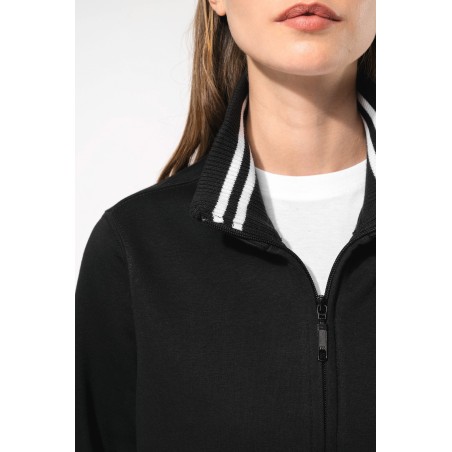 Ladies\\\' full zip sweat jacket