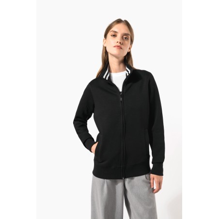 Ladies\\\' full zip sweat jacket