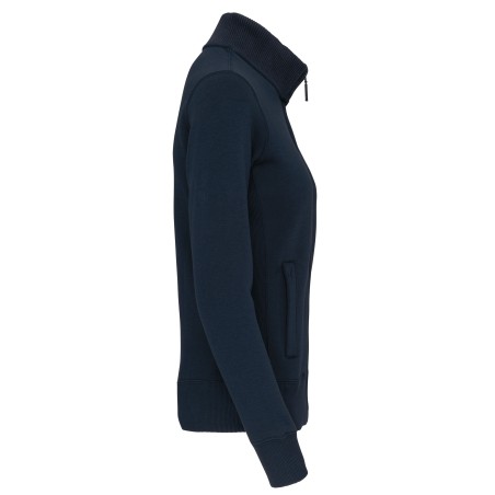 Ladies\\\' full zip sweat jacket