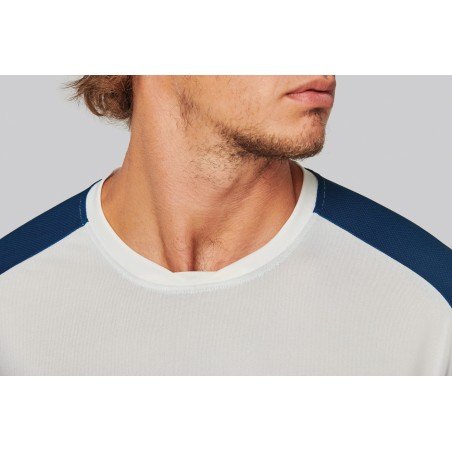 Camiseta pádel bicolor mangas raglán hombre