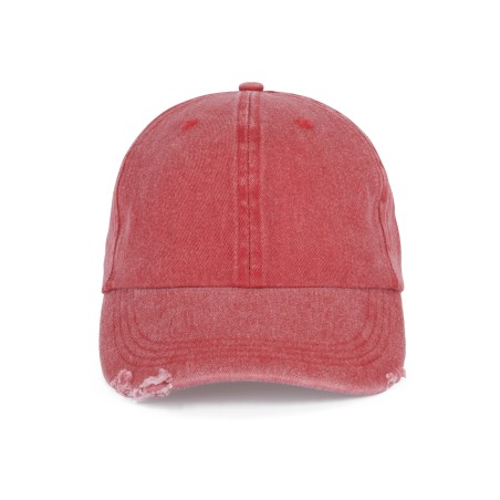 Destroyed washed cap