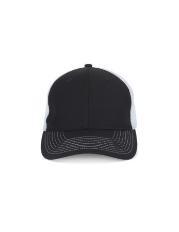 6 panel Trucker with contrast color stitching 2