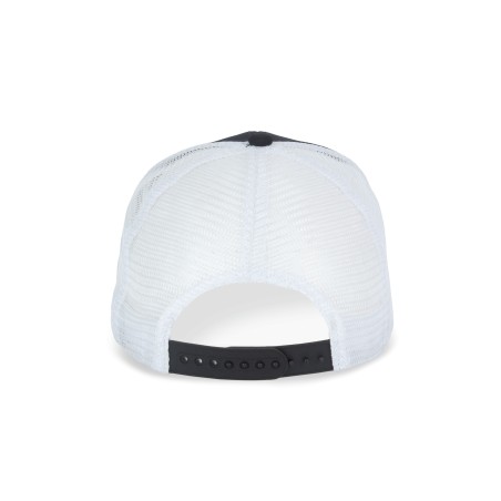 6 panel Trucker with contrast color stitching