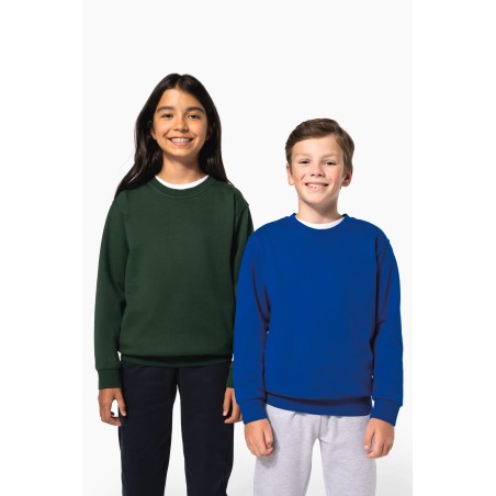 Sudadera cuello redondo infantil