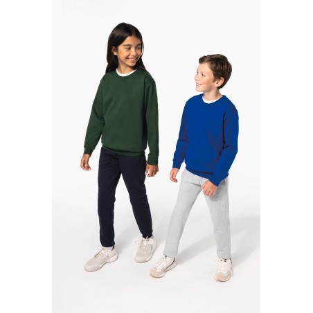 Sudadera cuello redondo infantil