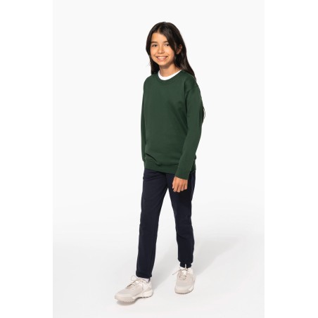 Sudadera cuello redondo infantil