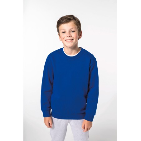Sudadera cuello redondo infantil