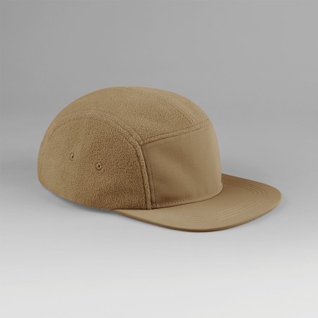 Outdoor camper cap in recycled fleece