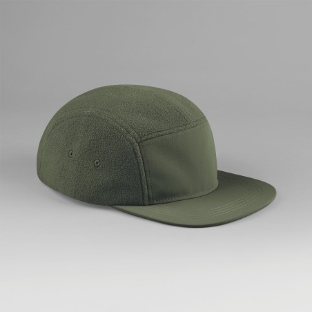Outdoor camper cap in recycled fleece