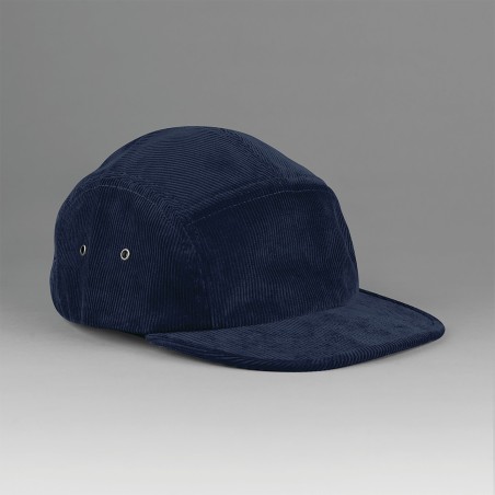 5-panel velour camper cap