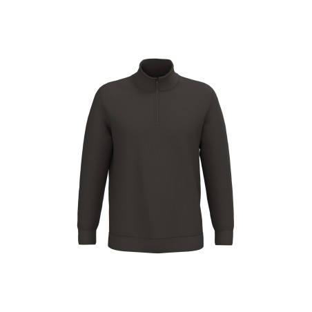 Zip neck sweatshirt