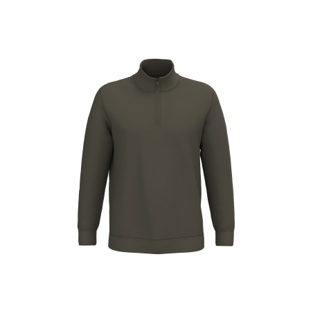 Zip neck sweatshirt