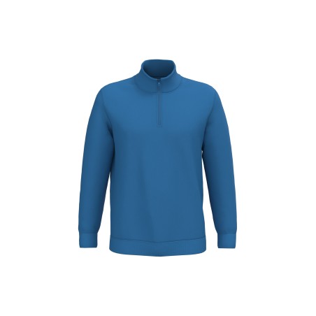 Zip neck sweatshirt