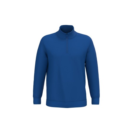 Zip neck sweatshirt