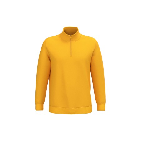 Zip neck sweatshirt