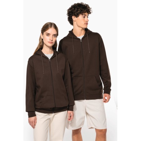 Sudadera capucha y cremallera unisex