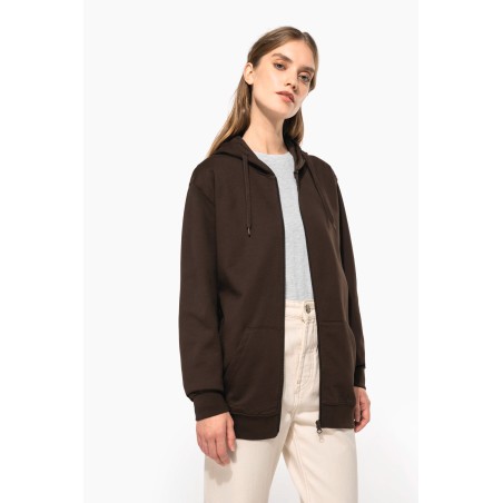 Sudadera capucha y cremallera unisex