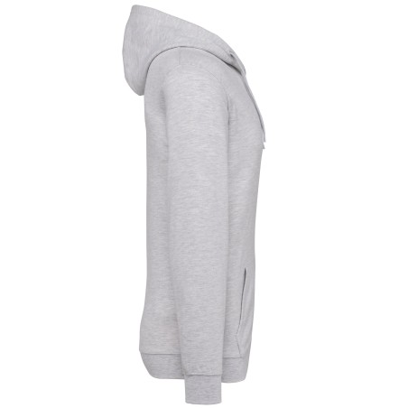 Full zip hooded sweatshirt