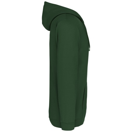 Full zip hooded sweatshirt