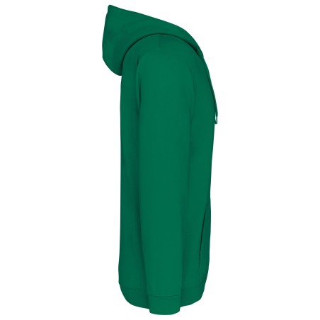 Full zip hooded sweatshirt