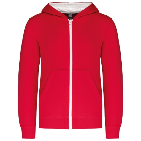 Kids’ full zip hooded sweatshirt