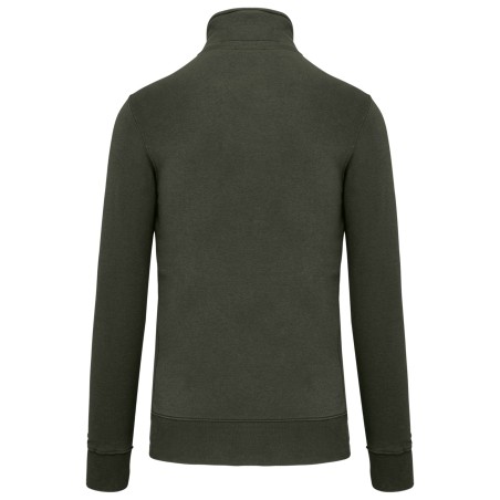Zipped neck sweatshirt
