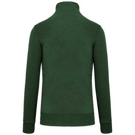 Zipped neck sweatshirt