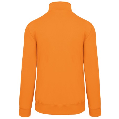 Zipped neck sweatshirt