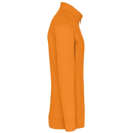 Zipped neck sweatshirt