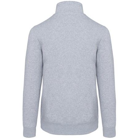 Zipped neck sweatshirt