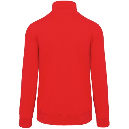 Zipped neck sweatshirt