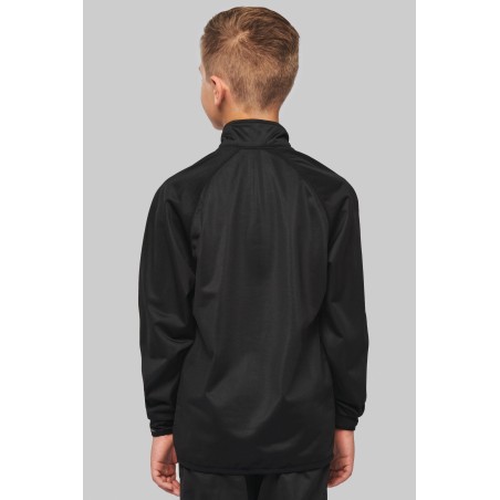 Kids\\\' zip neck training top