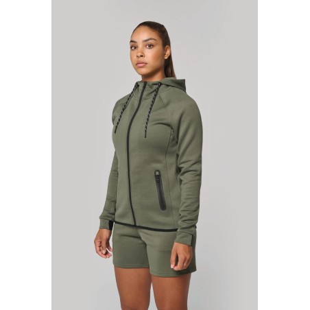 Women\\\'s hooded performance jacket