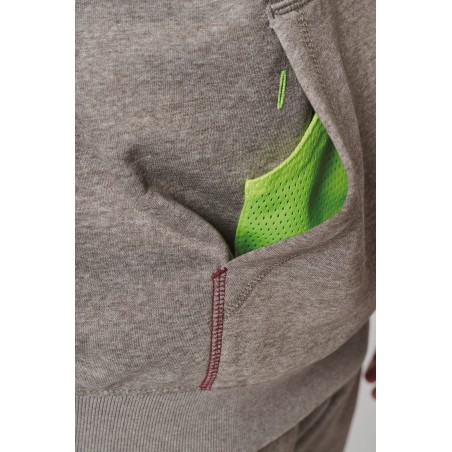 Sudadera bicolor con capucha adulto