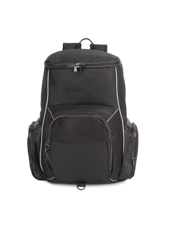 Recycled sports backpack with object holder