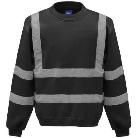 Sudadera Alta Visibilidad cuello redondo
