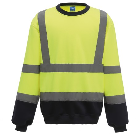 Sudadera Alta Visibilidad cuello redondo