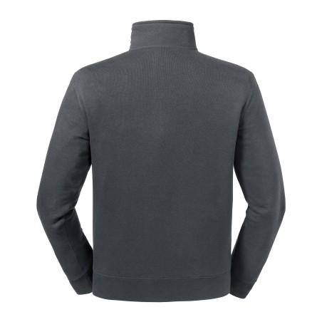 Authentic zipped neck sweatshirt