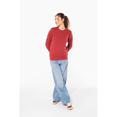 Sudadera ecorresponsable de cuello redondo unisex